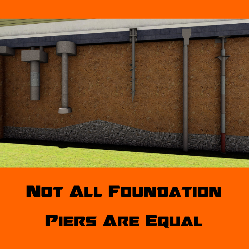 There are many types of foundation piers with different pluses and minuses