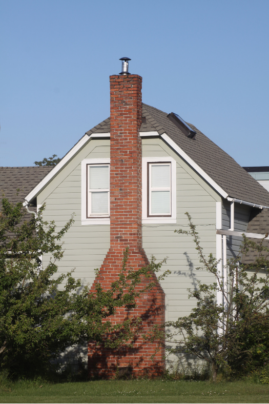 Exterior chimney