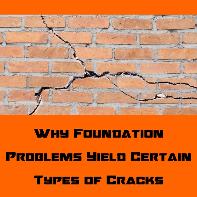 Why foundation problems yield certain types of cracks