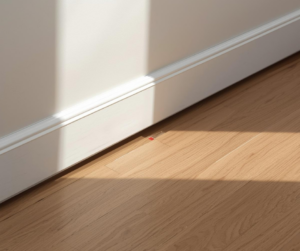 baseboard pulling away from the wall